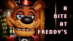 A Bite at Freddy's point-and-click horror game title artwork