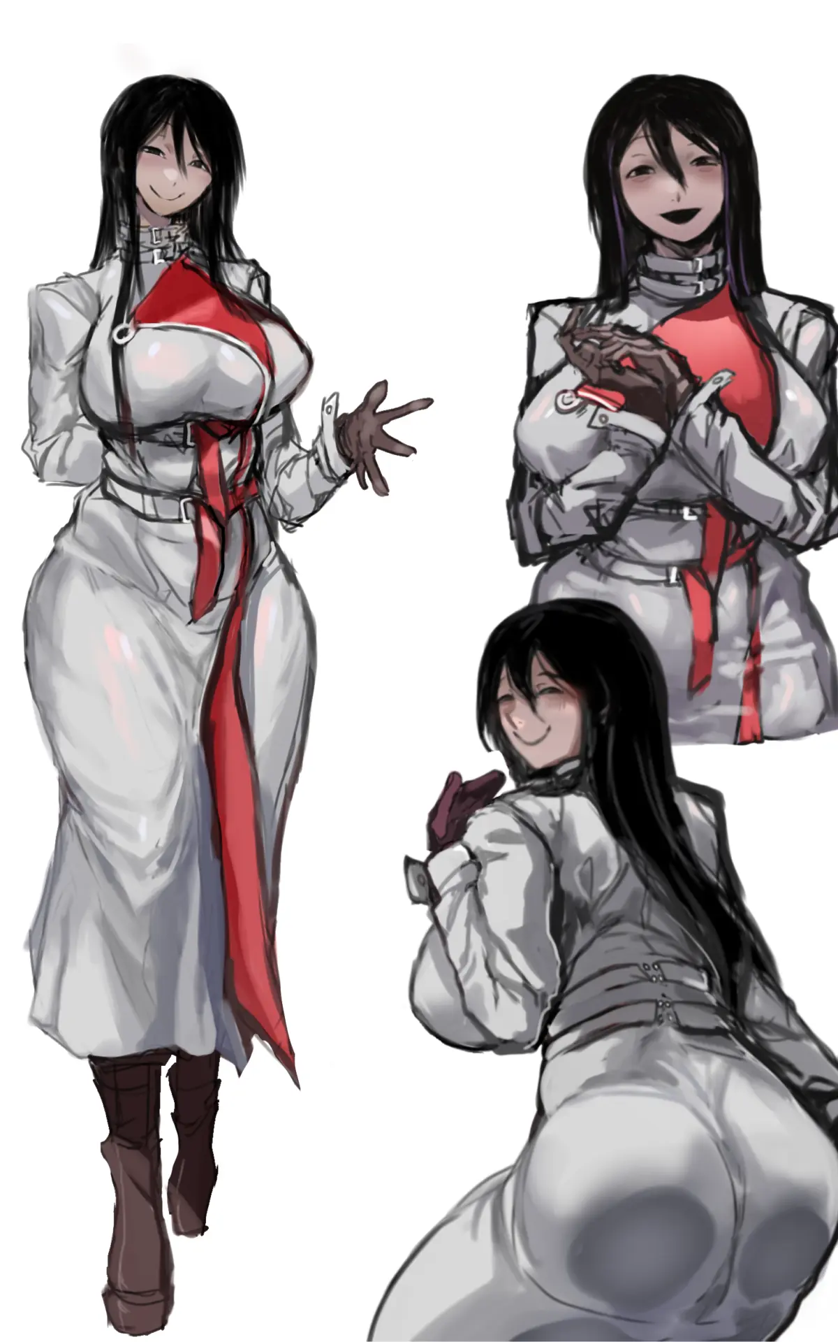 How to Date an Entity ending scene from a horror dating sim